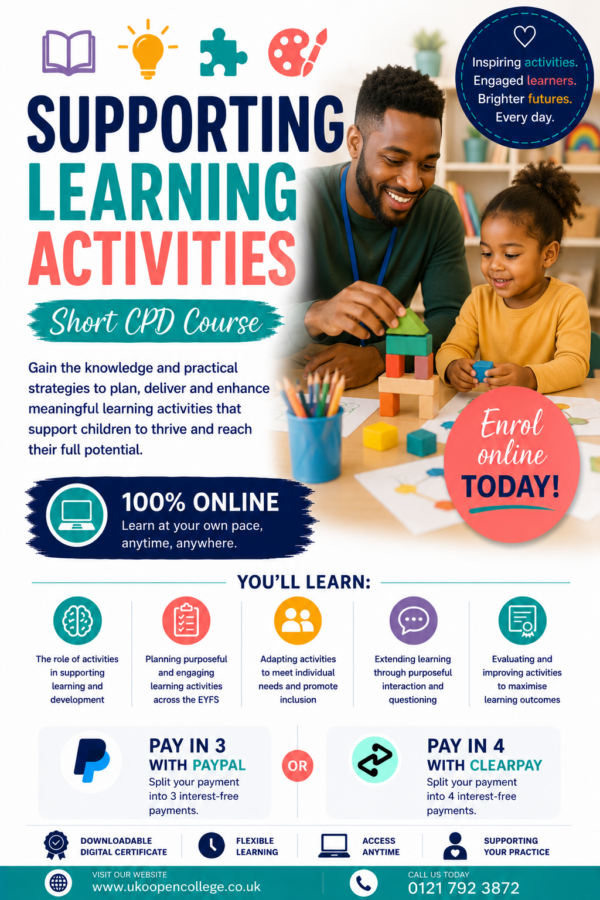 Supporting Learning Activites CPD Course