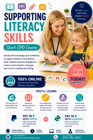 Supporting Literacy Skills CPD Course