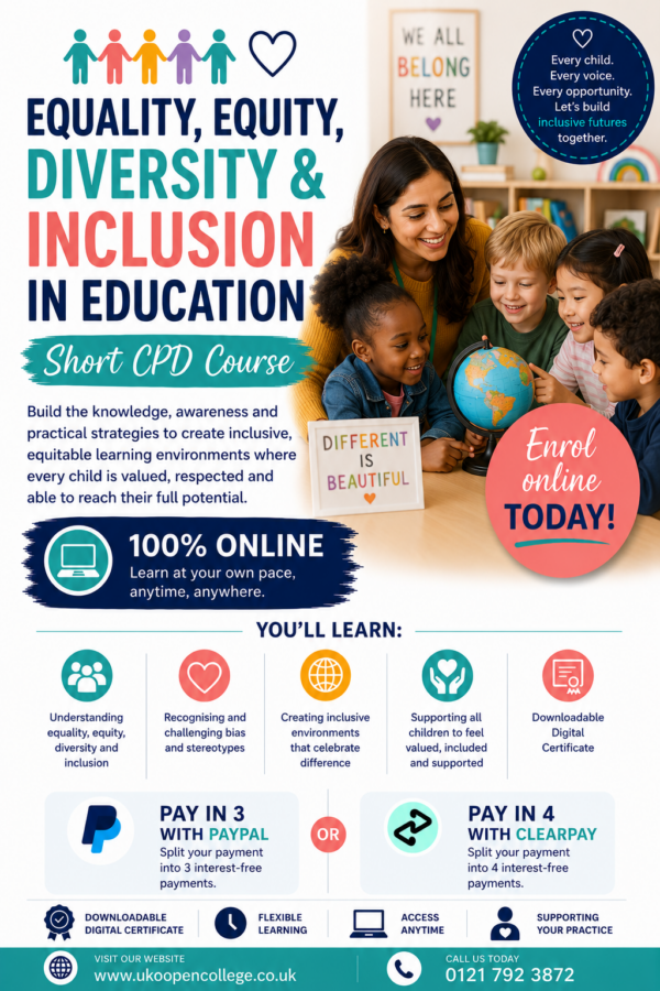 Equality, Equity, Diversion & Inclusion in Education -