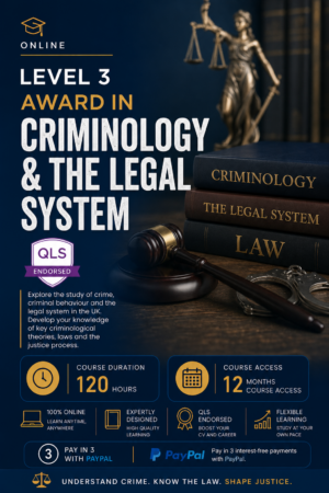 Criminology & The Legal System Level 3