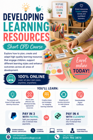 Developing Learning Resources CPD