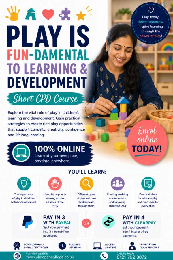 Play is Fun-Damental CPD Course