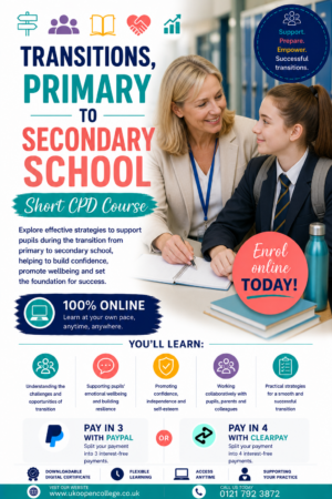 Transitions - Primary to Secondary CPD Course