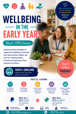 Wellbeing in the Early Years CPD Course