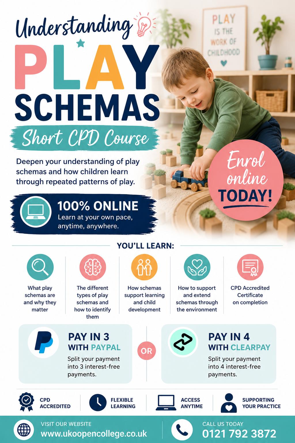 Understanding Play Schemas – Short CPD Course